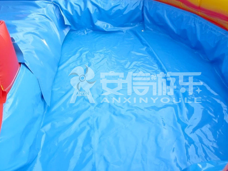 Giant inflatable water slide