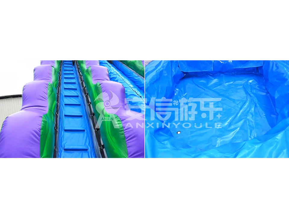 Giant inflatable water slide