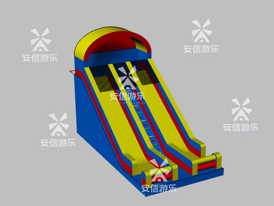 Inflatable dry Slide with Car Model