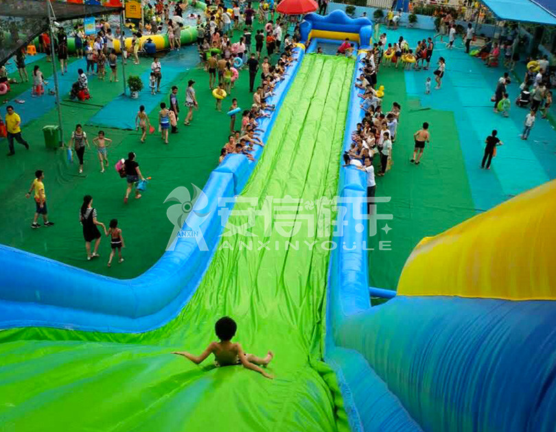 ANXIN Inflatable obstacle course floating mobile water park