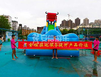 ANXIN Inflatable obstacle course floating mobile water park