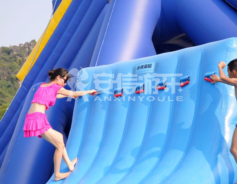 ANXIN Inflatable obstacle course floating mobile water park