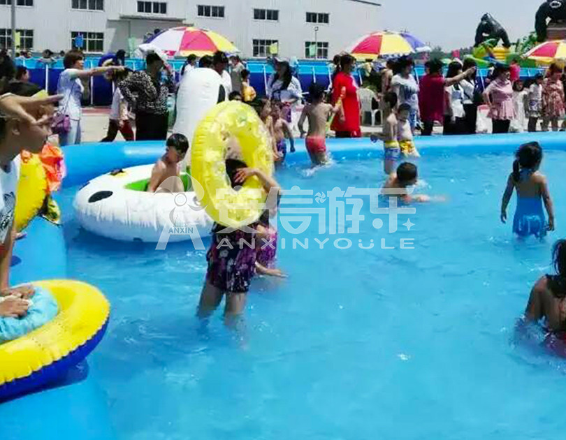 ANXIN Inflatable obstacle course floating mobile water park