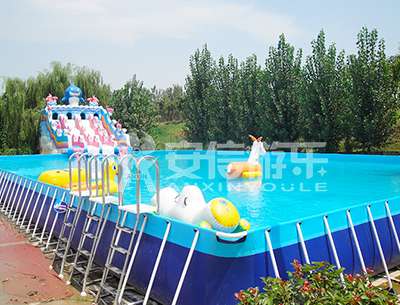 ANXIN Inflatable obstacle course floating mobile water park