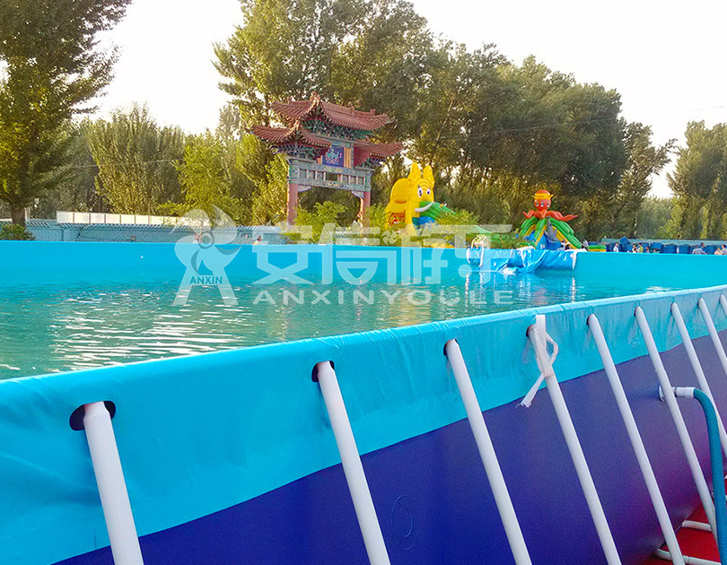 ANXIN Inflatable obstacle course floating mobile water park