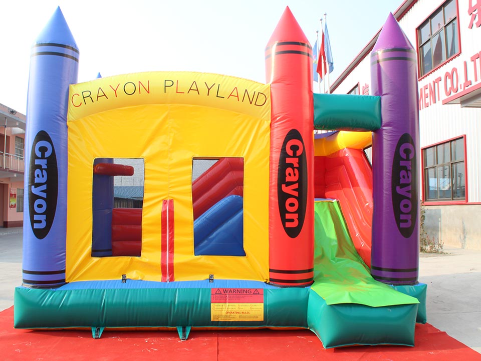 Inflatable Crayon Playland Castle