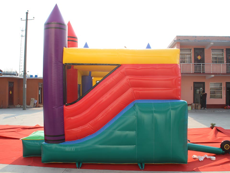 Inflatable Crayon Playland Castle