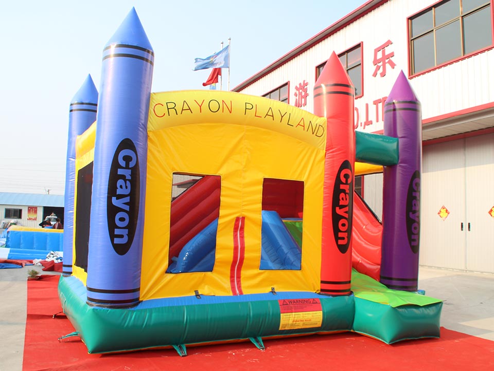Inflatable Crayon Playland Castle