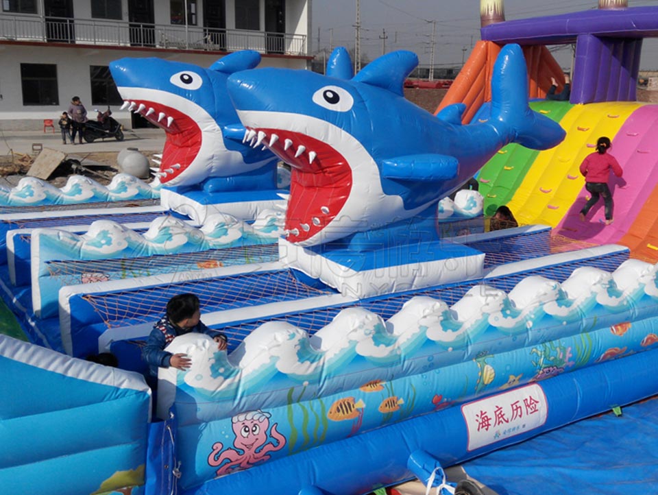 Inflatable Obstacle Course for Kids