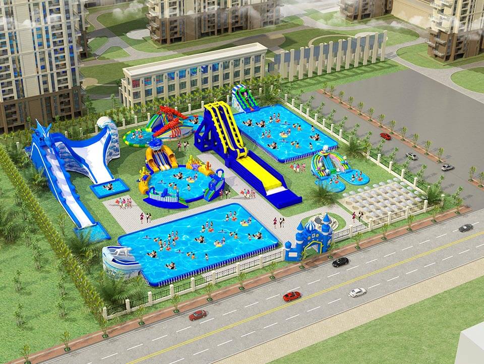 City Center Giant Mobile Water Park