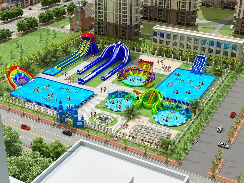 City Center Giant Mobile Water Park