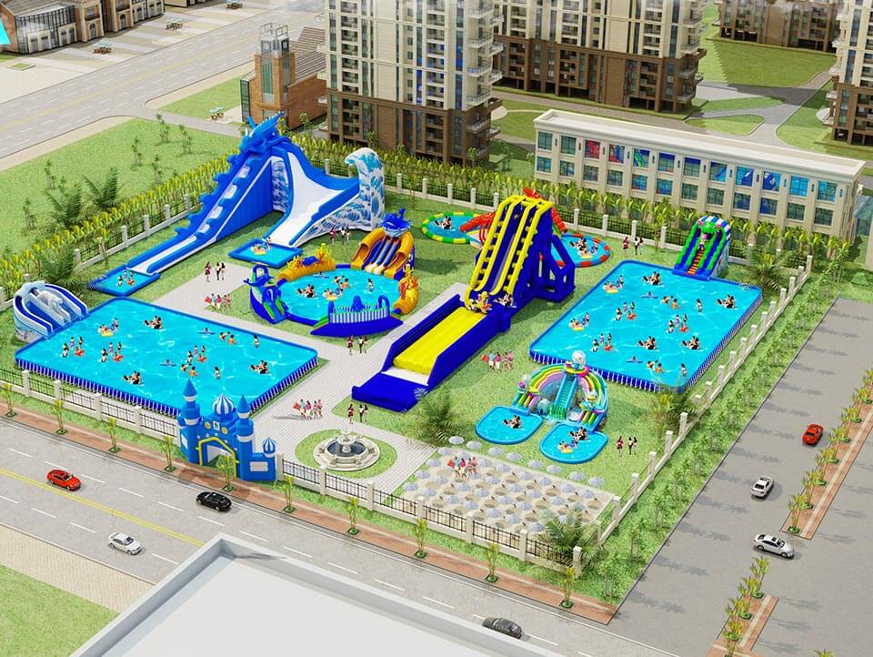 City Center Giant Mobile Water Park