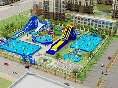 City Center Giant Mobile Water Park