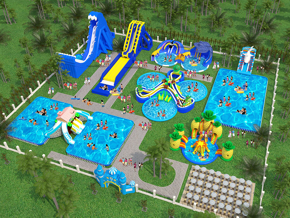 Forest theme Giant Mobile Water Park