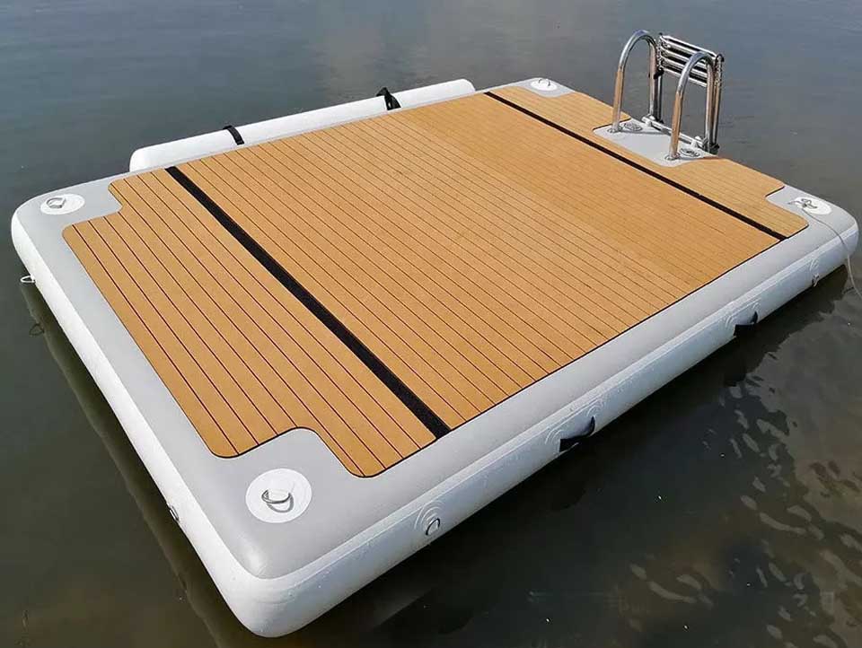 Inflatable DWF floating ocean dock yacht dock 1